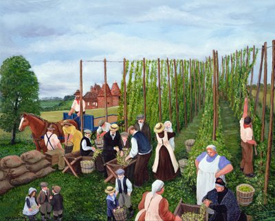 Colheita de lúpulo de Margaret Loxton