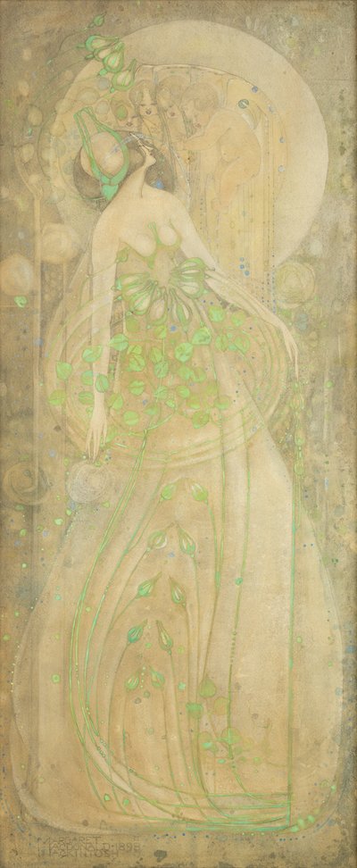 A rosa de junho de Margaret MacDonald Mackintosh