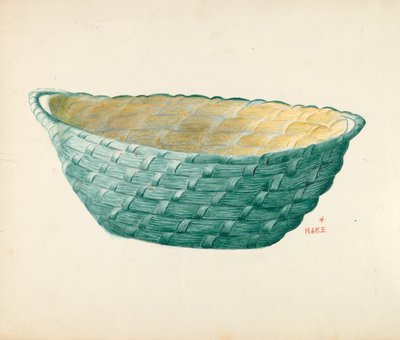 Cesto de trabalho feito à mão de Margaret Stottlemeyer