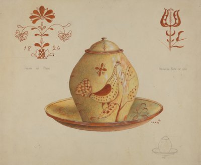 Pa. Frasco Coberto Alemão de Margaret Stottlemeyer