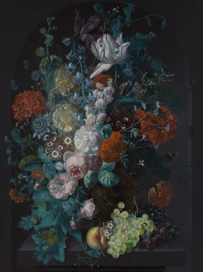 Um Vaso de Flores, 1716. de Margareta Haverman