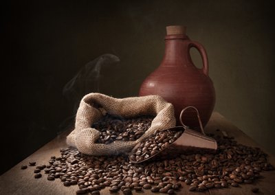 Grãos de café aromáticos de Margareth Perfoncio