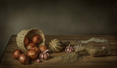A abundância da cozinha no outono de Margareth Perfoncio