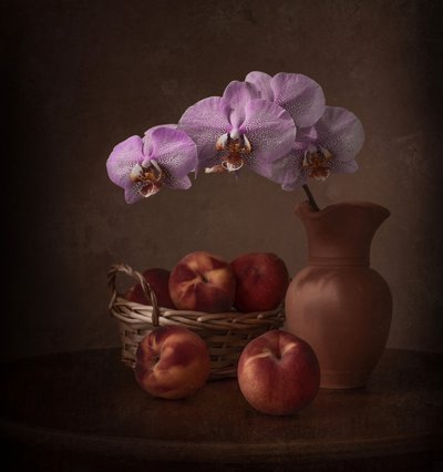 Pêssegos frescos de Margareth Perfoncio
