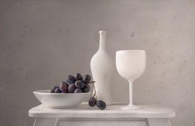 Uvas e Vinho Minimalistas de Margareth Perfoncio