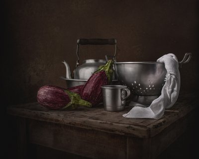 Natureza morta na cozinha da Moody de Margareth Perfoncio