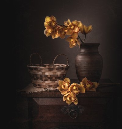 Orquídeas Amarelas Melancólicas de Margareth Perfoncio