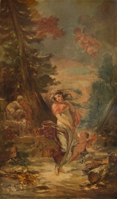 Inverno, c1802, 1938 de Marguerite Gerard