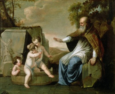 São Nicolau ressuscitando três crianças de Marguerite de La Hyre
