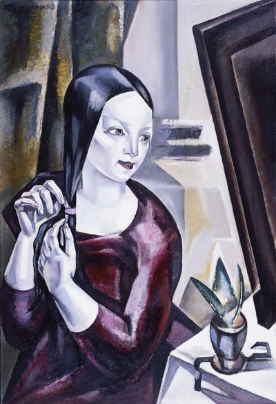 Mulher diante de um espelho, 1922 de Maria Blanchard