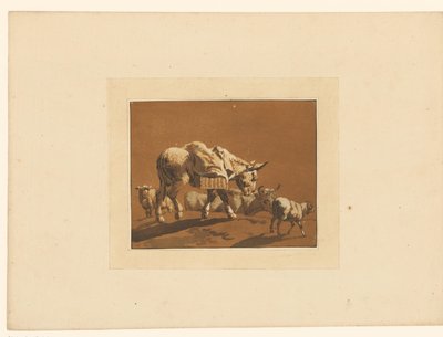 Paisagem com gado de Maria Catharina Prestel
