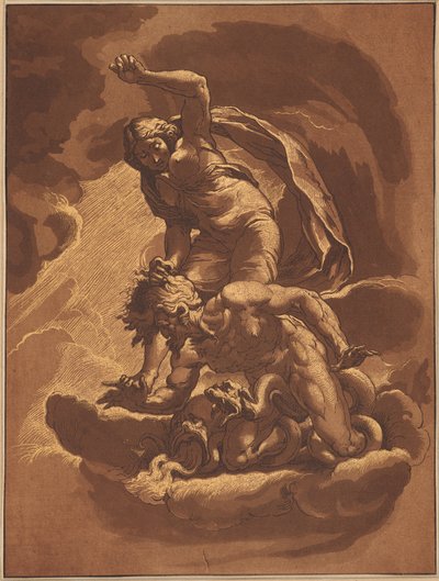 O triunfo da verdade sobre a inveja de Maria Catharina Prestel after Jacopo Ligozzi