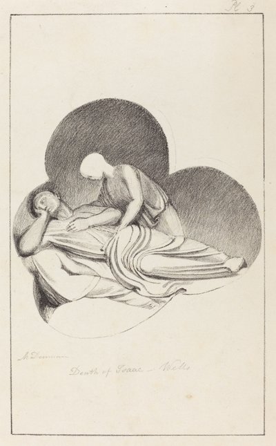 Morte de Isaac, da Catedral de Wells de Maria Denman after John Flaxman