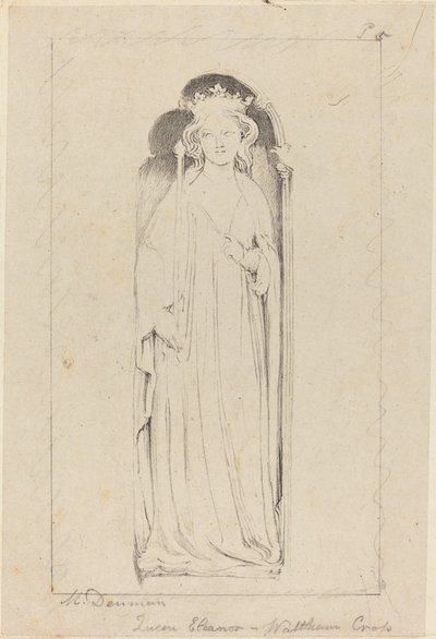 Rainha Eleanor, de Waltham Cross de Maria Denman after John Flaxman