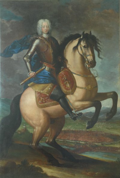 Retrato equestre de Carlo Emanuele III de Maria Giovanna Clementi