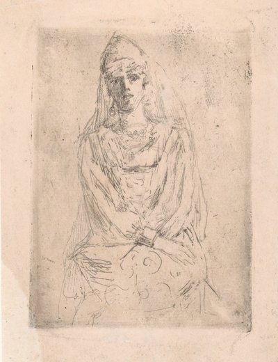 mulher sentada de Maria Hubrecht