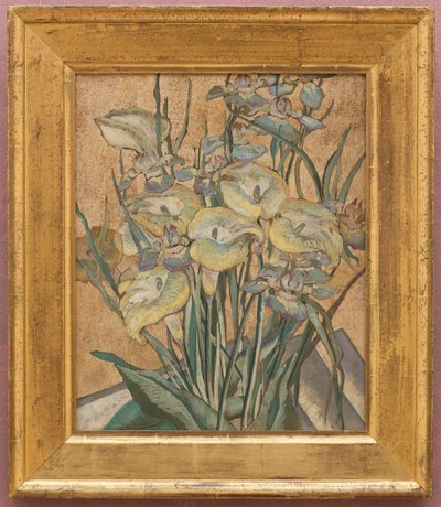 Íris e lírios de calla de Maria Oakey Dewing