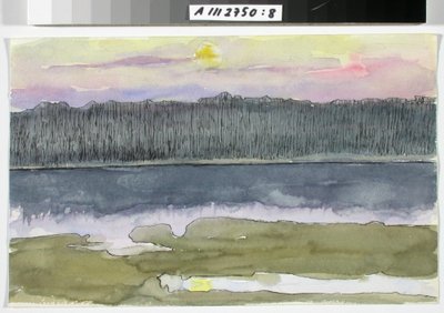 Estudo de paisagem de Maria Wiik