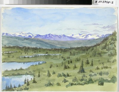 Estudo de paisagem da Noruega de Maria Wiik