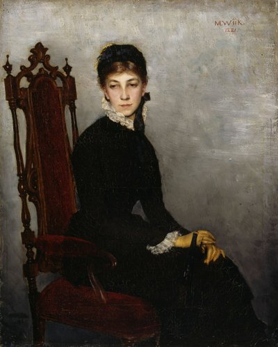 Retrato de Hilda Wiik de Maria Wiik