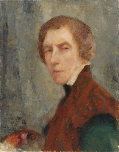 Autorretrato de Maria Wiik