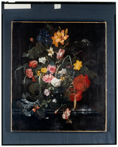 Natureza morta de flores de Maria van Oosterwyck