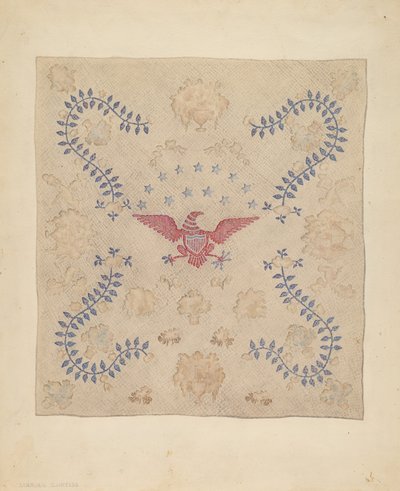 Colcha Águia e Estrelas de Marian Curtis Foster