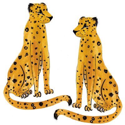 Par de leopardo, 2020 de Marianna Kulukundis