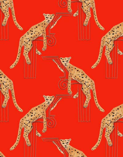 Leopardos a descansar, 2020 de Marianna Kulukundis