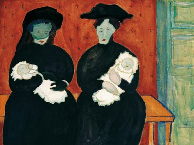 Gêmeos (Jumeaux) por Marianne von Werefkin (1860-1938) de Marianne von Werefkin