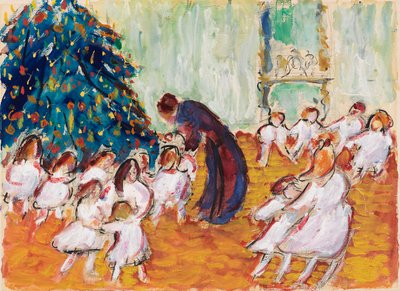 Árvore de Natal, 1911. de Marianne von Werefkin