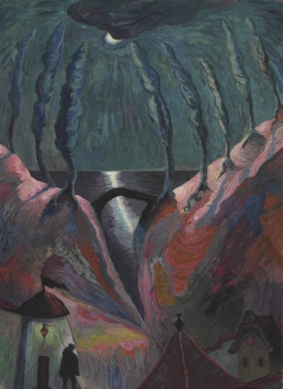 Noite Fantástica, 1917. de Marianne von Werefkin