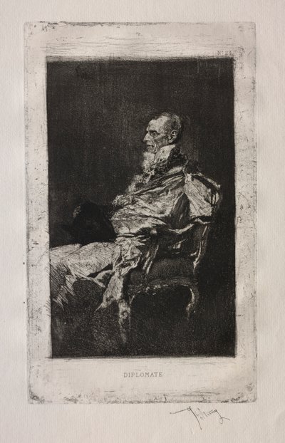 Diplomata de Mariano Fortuny y Marsal