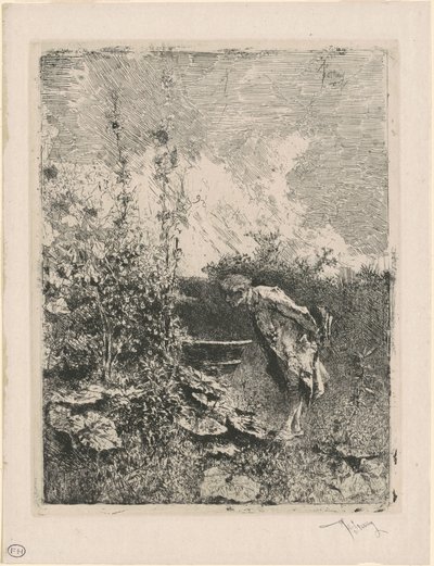 O entusiasta de jardinagem de Marià Fortuny