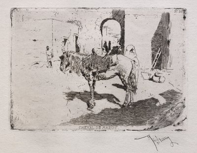 Cavalo de Marrocos. de Mariano Fortuny y Carbó