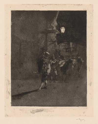Serenata. de Mariano José María Bernardo Fortuny y Carbó