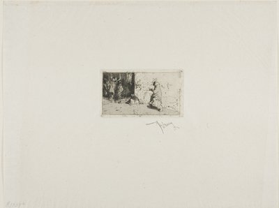 Uma rua em Sevilha de Mariano Fortuny y Marsal