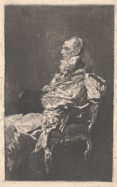 O Diplomata (água-tinta e gravura) de Mariano José María Bernardo Fortuny y Carbó