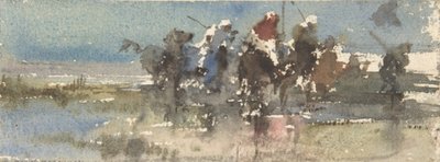 Mouros a Cavalo, c. 1854-74. de Mariano José María Bernardo Fortuny y Carbó