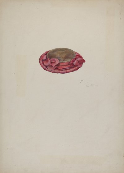 Chapéu de boneca, c. 1939. de Marie Alain