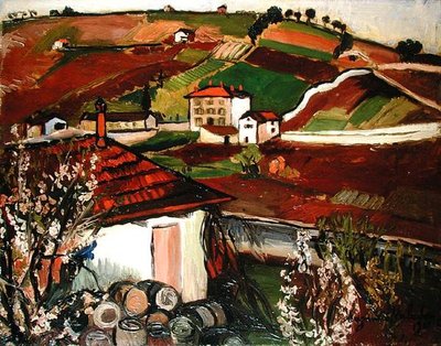 Casas no Campo de Marie Clementine Valadon