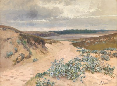 Paisagem de dunas na Bretanha de Marie Egner