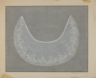 Colarinho Bordado, c. 1936. de Marie Famularo