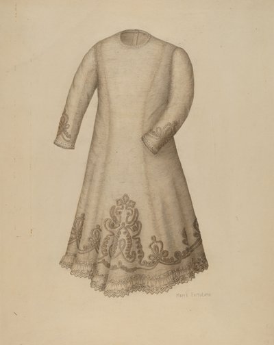 Vestido para bebé, c. 1938. de Marie Famularo