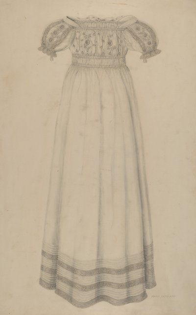 Vestido para bebé, c. 1938. de Marie Famularo