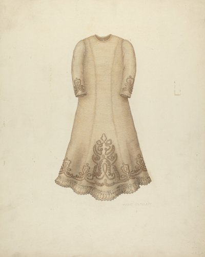Vestido para bebé, c. 1938. de Marie Famularo