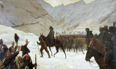 A passagem do Grand-Saint-Bernard, 20 de maio de Marie Felix Edmond de Boislecomte