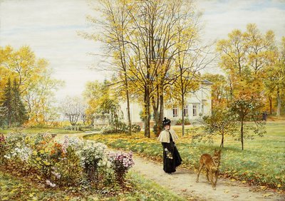 Passeio em um dia de outono, de Marie Francois Firmin Girard