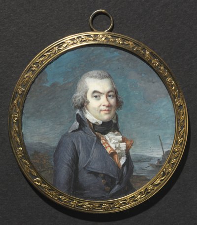 Retrato de um homem em uma paisagem, c. 1795 de Marie Gabrielle Capet