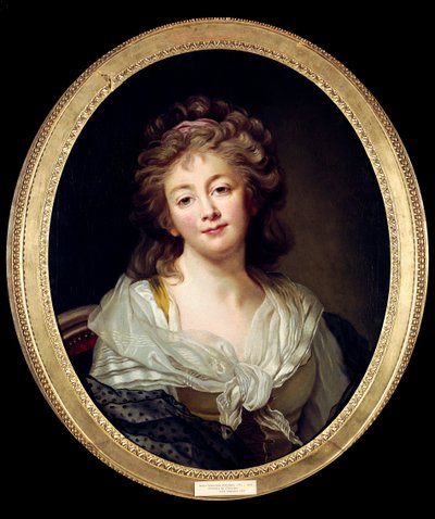 Auto-retrato. Pintura de Marie Genevieve Bouliard (1772-1819) de Marie Genevieve Bouliard
